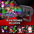 PROYECTOR LED DE FIGURAS NAVIDEÑAS🎄