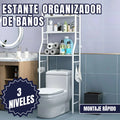 ESTANTE ORGANIZADOR DE BAÑO DE 3 NIVELES