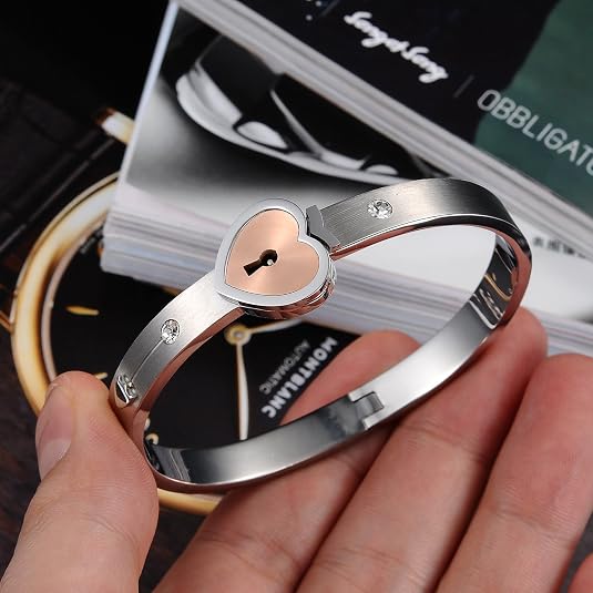 Set Pareja Pulsera + Collar en Acero inoxidable (Caja de Regalo Incluida)