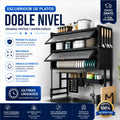 Escurridor De Platos Doble Tapa 65cm
