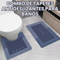COMBO TAPETES PARA BAÑO ANTIDESLIZANTES